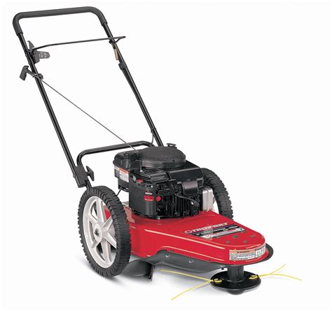 Troy-bilt walk behind trimmer line replacement. This 140cc Troy-Bilt Walk-Behind Wheeled String Trimmer offers the wide reach and thick trimming line you need to clear more weeds and heavier brush with less effort than any handheld string trimmer. Large rear wheels allow you to navigate your yard with ease, working along fence lines and other tough-to-reach places thanks to an off-set ... 