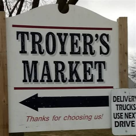 Family owned country grocery store with lots of options to choose from! Troyer's Market. 
