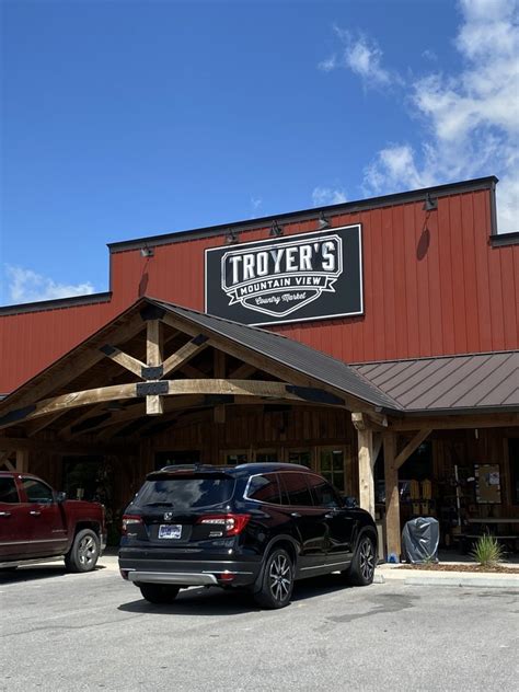 Jan 18, 2023 · Past the bulk spices and bags of Uncle Henry’s pretzels, there’s a hidden offering at Troyer’s Mountain View Country Market in Limestone. . 