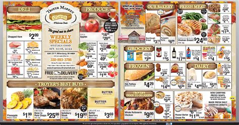 Weekly flyer. Browse our selection of made-to-order bakery platters, fruit & specialty baskets, deli platters and more! Download PDF Weekly lunch & dinner specials. Purchase a Miles Farmers Market gift card for a loved one who already loves our market, or might love it when they come! Download PDF Click Here to View and Download our Everyday ...