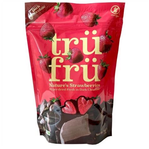 Tru Fru Whole Strawberries In Dark Chocolate, 16 oz.