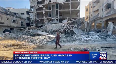 Truce in Israel-Hamas war extended by a day, minutes before it was set to expire