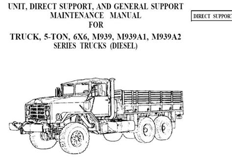 Truck 5 ton m939 series diesel service manual. - Actualite s ge ographiques et e conomiques de la france.