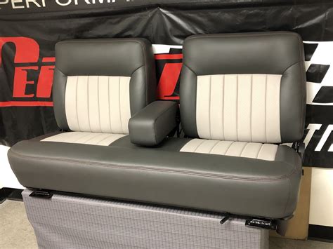 Truck bench seat. The Pilot Automotive Pilot 124809 Universal Truck Seat/Bench Contractor comes with a center console, adjustable cup holders, a clipboard holder, and a padded top lid that acts as a comfortable ... 