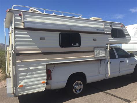 A Truck Camper is an RV that is carried in the bed of a pickup truck. 