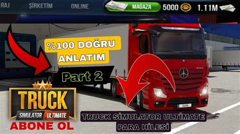 Truck simulator ultimate para hilesi