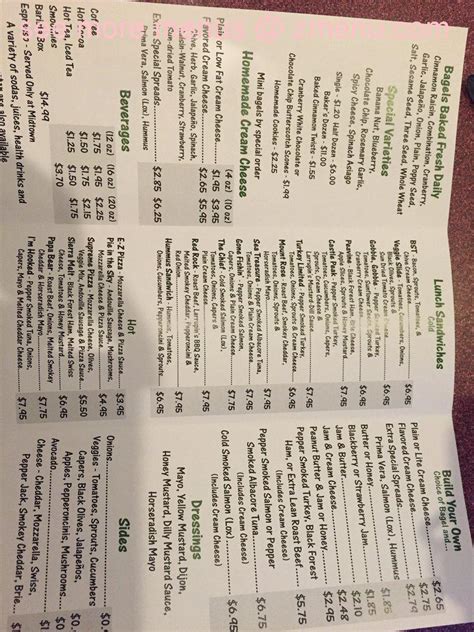 Truckee Bagel Company menu - Reno NV 89511 - (775) 851-8855