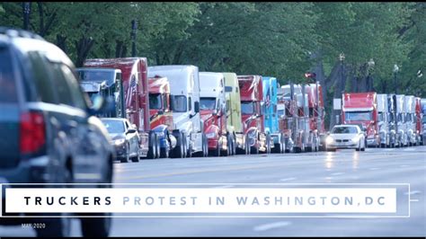 Truckers Protest In Washington DC against brokers price …