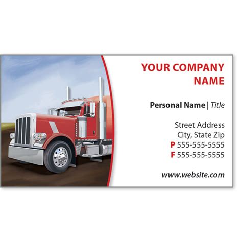 Trucking Business Card Template