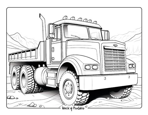 Trucks For Coloring