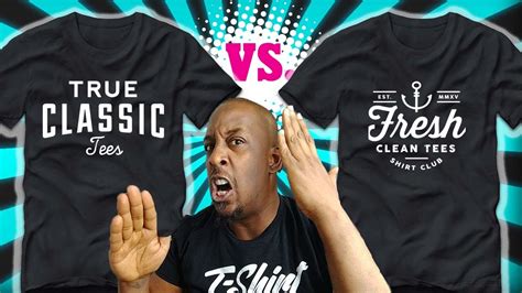 True classic vs fresh clean tees. Shop now at Fresh Clean Threads! 20-60% OFF SITEWIDE USE CODE: PADDY SPRING IS HERE AT FCT! SHOP SPRING PACKS NEW PACKS OF THE WEEK! SHOP NOW. Shop Subscribe & Save Sale Collection Account; Help; 0; 0; Shop; Short Sleeves ... "Great fit great color the tee is soft and feel great I have ordered … 