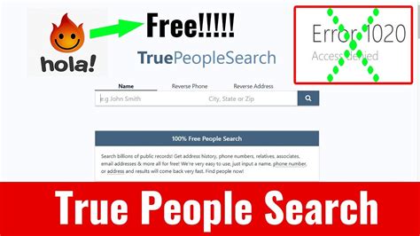 TruePeopleSearch is an online platform that provides the services of a people search engine, helping users get hold of personal information related to an individual. We, here at TruePeopleSearch, ensure that our customers are provided with proficient services with no irregularities. Our motive is to offer transparency and clean data without ....