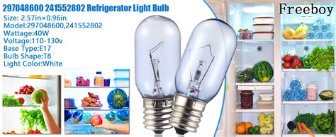 True refrigerator light bulb replacement.  Model numbers may have multiple p...