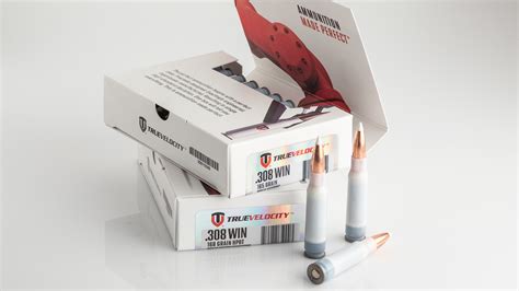 True Velocity provided some .308 Win. ammunition loaded with 168-grain Nosler HPBT Custom Competition and 165-grain Nosler AccuBond bullets. I tested these loads in a Steyr Scout rifle with a 19 .... 