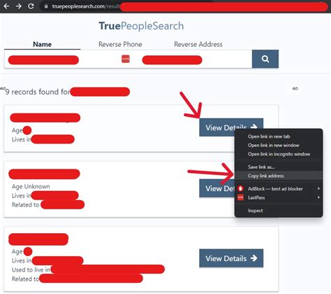 Truepeoplesearch remove my info. Find your personal records. Click on “View Details”. Copy the URL of your profile. Paste the URL of the profile you want removed. Click on “Opt-Out” button. The website will direct you to the page where you need to confirm that this is your profile and not somebody else’s. Click on Remove Me button. 