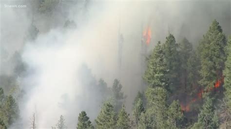 Truesdell Fire burning west of Evergreen