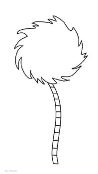 Truffula Tree Coloring Page Printable Coloring Pages
