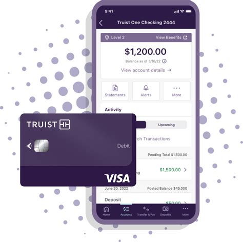 Truist account. The Truist Confidence Account is designed to help you build a strong financial foundation. Fees may apply. Learn about the Truist Confidence Account. Account must be opened for a … 