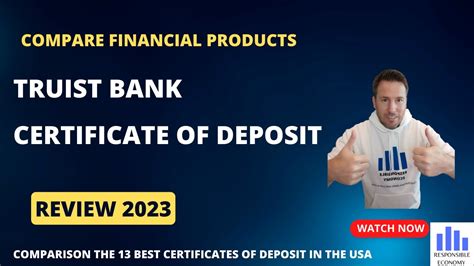 Truist certificates of deposit. The amount of interest earned on a CD varies based on your deposit, CD rate and term length. For example, a $10,000 deposit in a five-year CD with 3.50% APY would earn around $1,877 in interest. 