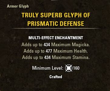 The level of a Glyph is determined by the Potency rune used, the quality of a Glyph is determined by the Aspect rune, and the effect the Glyph has on your gear is determined by the Essence rune. Tips and Notes for Glyph of Stamina. Some Enchanting Writs require crafting of this glyph; Glyph scaling percentages Head, Chest, Legs, …. 