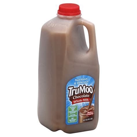 Trumoo - TruMoo Dark Chocolate Salted Caramel Vitamin D Milk. 1 cup. Nutrition Facts. 230 calories. Log food. TruMoo High Protein Low Fat Vanilla Milk. 14 fl oz. Nutrition Facts. 360 calories.
