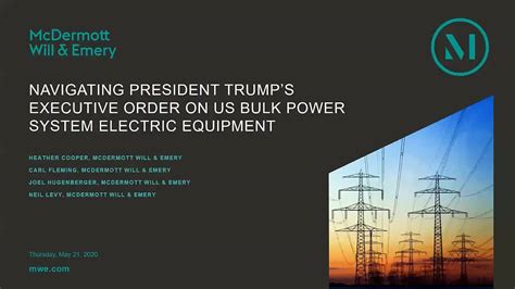 Trump’s Executive Order on US Bulk Power System Electric Equipment