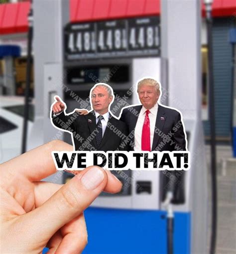 Trump Gas Pump Stickers - Etsy