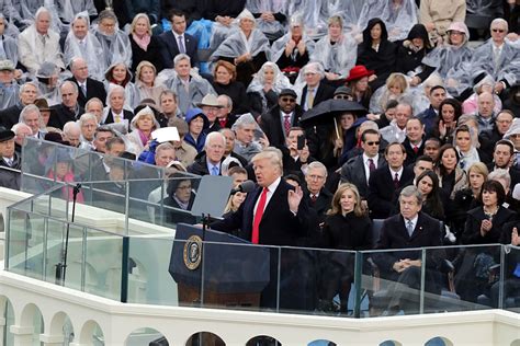 Trump Inauguration: Rain Starts During Donald Trump Speech Time