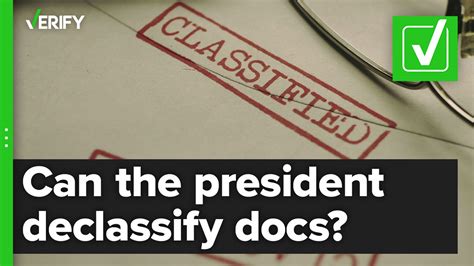 Trump Presidents can declassify documents