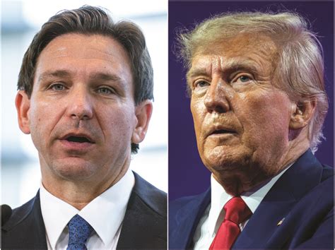 Trump and DeSantis are at dueling campaign events in Iowa with the caucuses just six weeks away