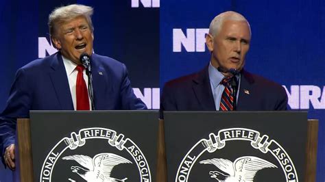 Trump and Pence to speak at NRA convention in Indianapolis