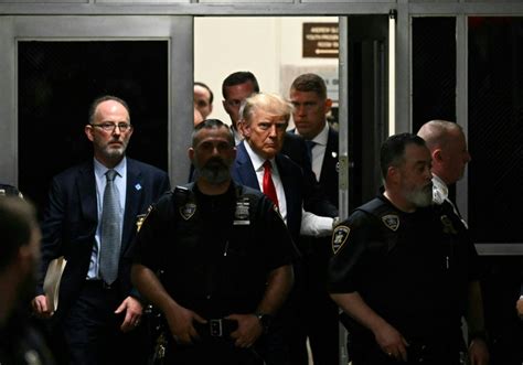 Trump arraignment live updates: Former president surrenders at Manhattan courthouse