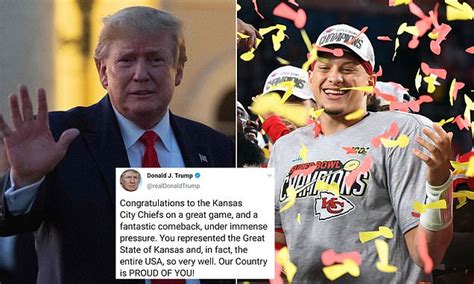 Trump congratulated the Chiefs of ‘the Great State of Kansas.’ The …