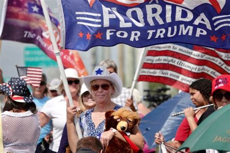 Trump gets send-off from cheering supporters before flying from South Florida to New York to face criminal charges