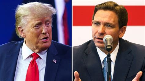 Trump says DeSantis should 'get on a plane and go back to Florida today'