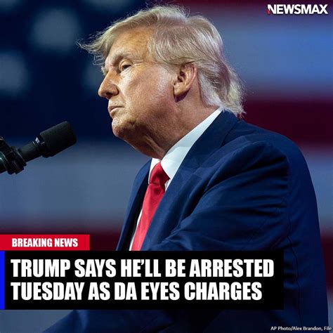 Trump says in social media post he’ll be arrested on Tuesday as Manhattan prosecutor eyes charges in hush money case