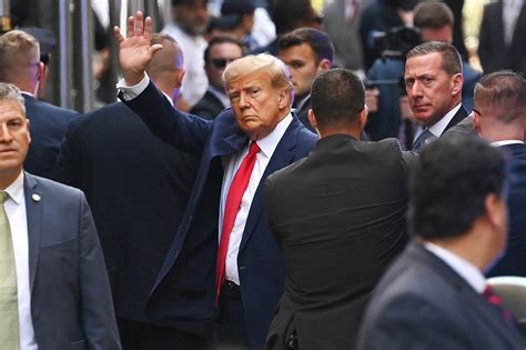 Trump surrenders in New York