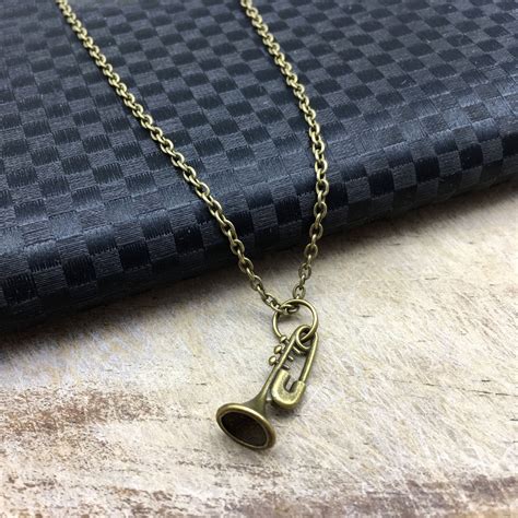 Trumpet Necklace - Etsy