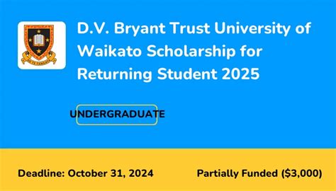 Trust Waikato Student Community Grants Scholarship