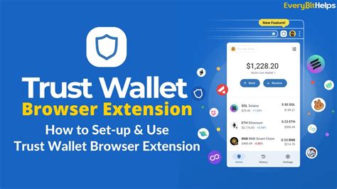Adding a custom token with the Trust Wallet browser extension. Bef