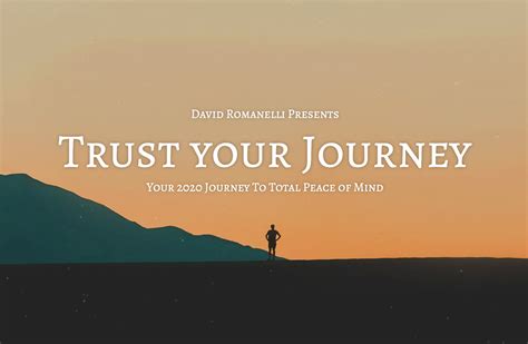 Trusted journey. Trust Your Journey. 3,426,729 likes · 379 talking about this. Trust Your Journey® is a brand that was born out of illness and loss. It is about life. Everyone is on a journey, it is the highs,... 