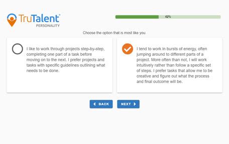 Upload the TruTalent Assessment Assignment document in the Blackboard assignment area. Instructions Part II: Answer the following questions in the TruTalent Assessment Assignment document below, giving clear and descriptive explanations. 1. Copy and paste a screenshot of the Personality Assessment here.. 