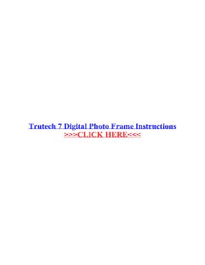 Trutech digital photo frame instruction manual. - Descargar manual del peugeot 206 gratis.