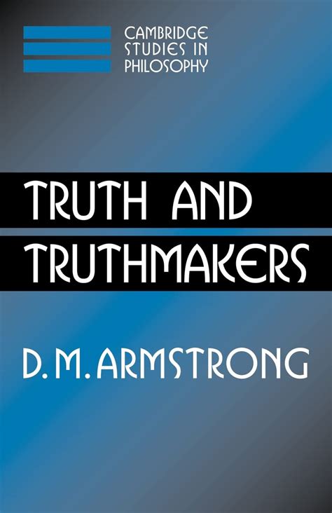 Truth And Truthmakers