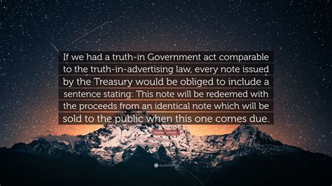 Truth In Government