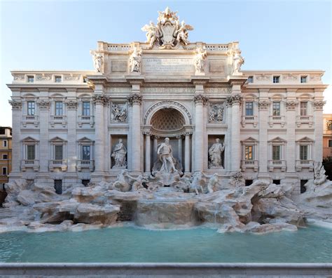 Water in the Trevi Fountain turned black when c