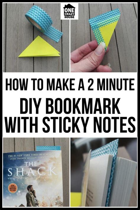 Try These Simple DIY Bookmarks from Sticky Notes Diy bookmarks