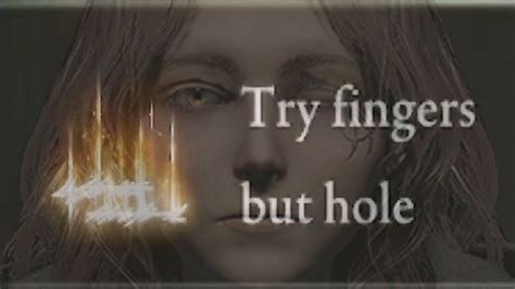 Try finger but hole - YouTube