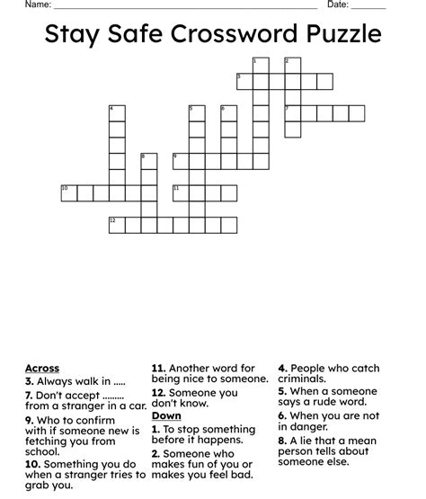 Try to stay safe? - Crossword clues & answers - Global Clue