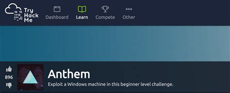 TryHackMe Anthem Writeup - Medium
